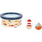 Houten muziekdoos grote oceaan