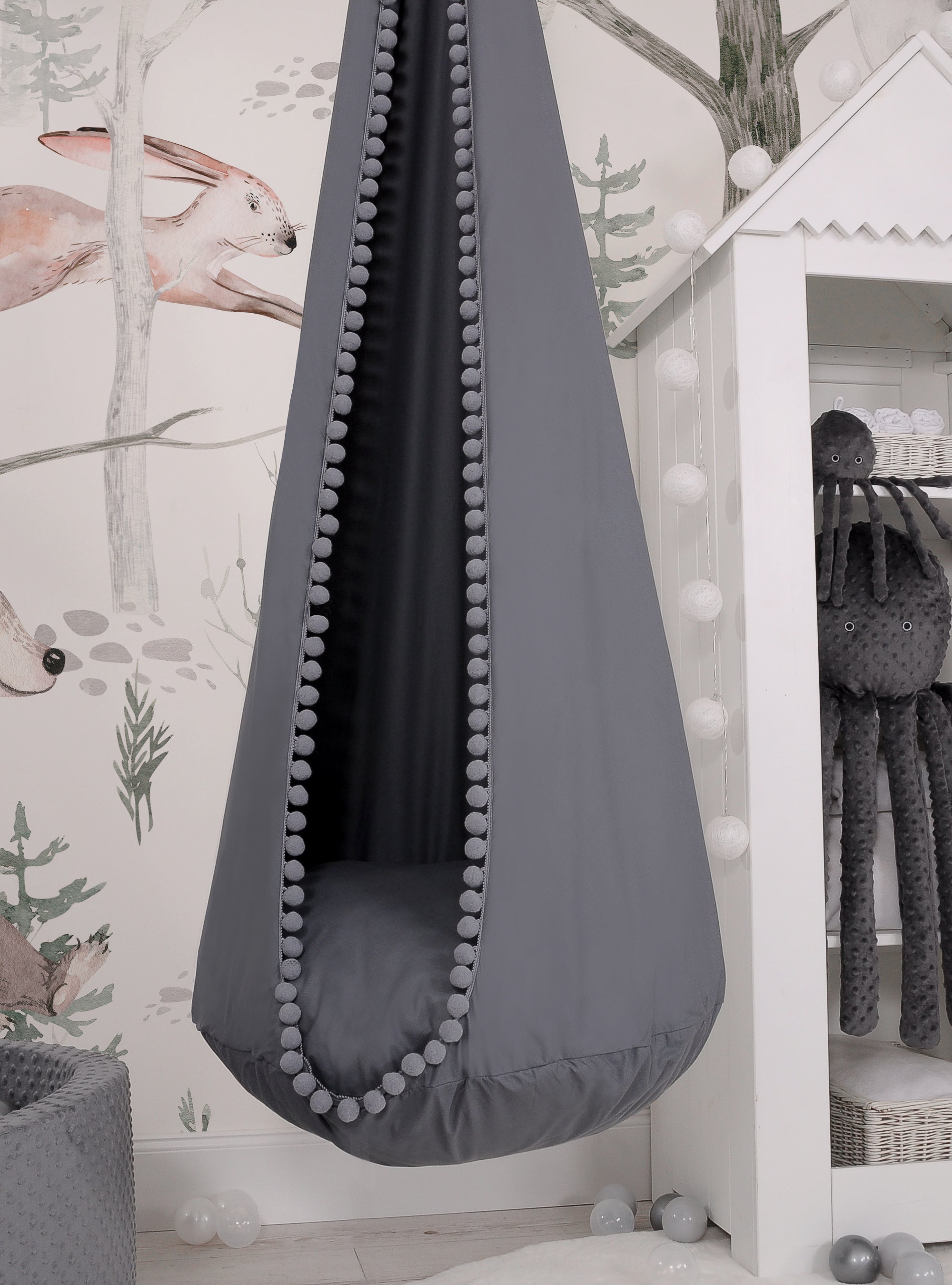 Hangende schommelcocon voor kinderen