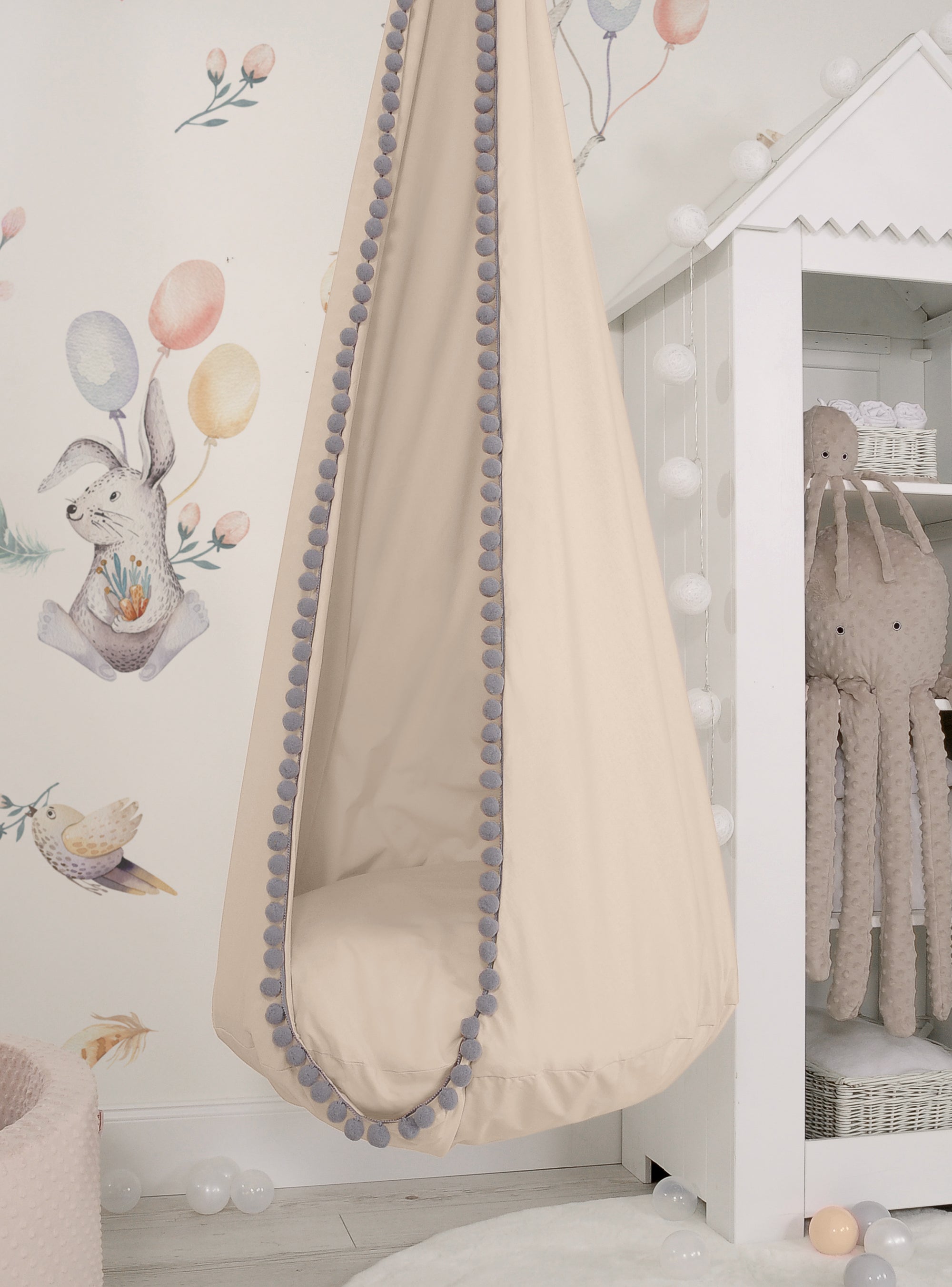 Hangende schommelcocon voor kinderen