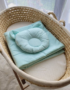 Baby deken met vulling en teddybeer kussentje