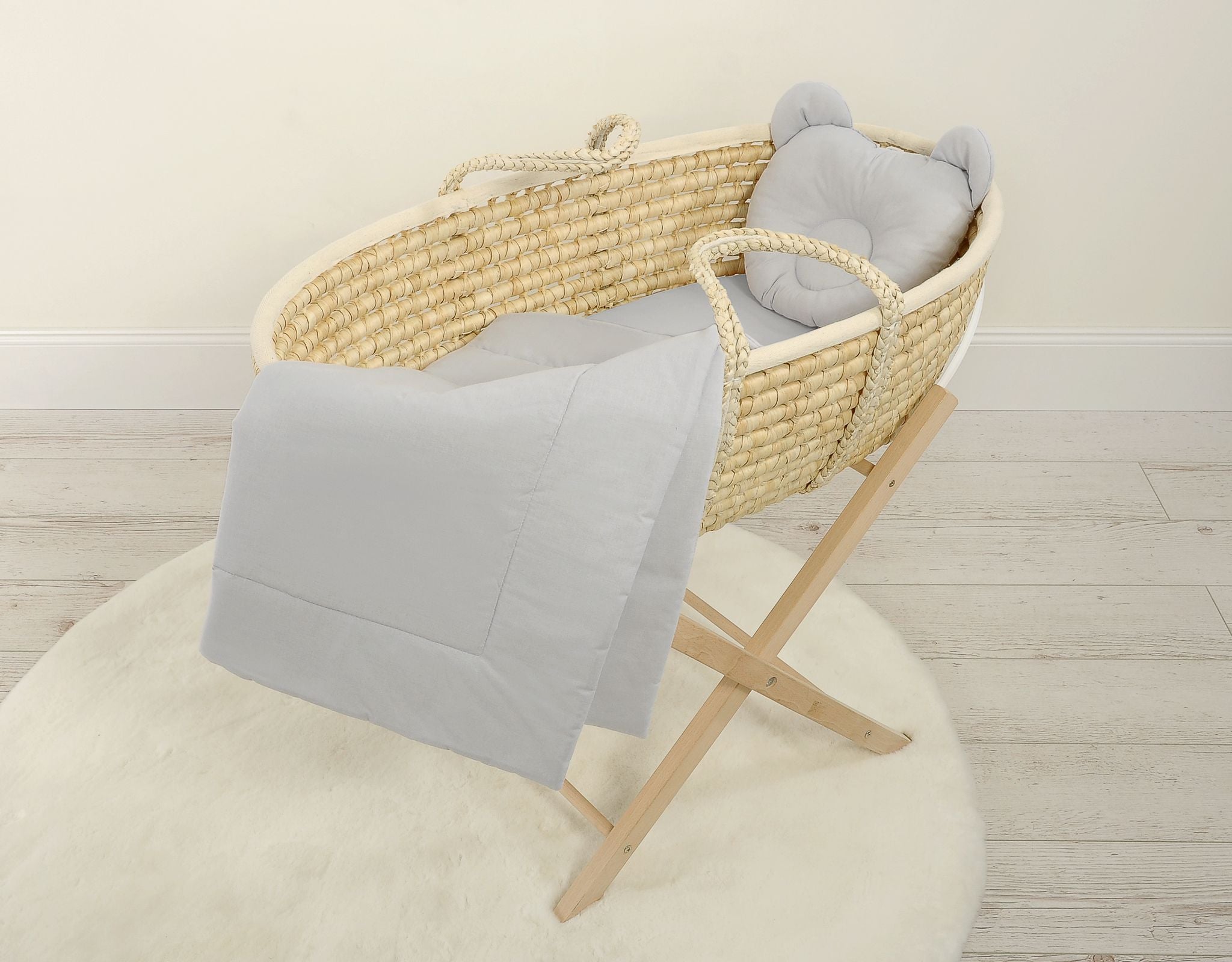 Baby deken met vulling en teddybeer kussentje