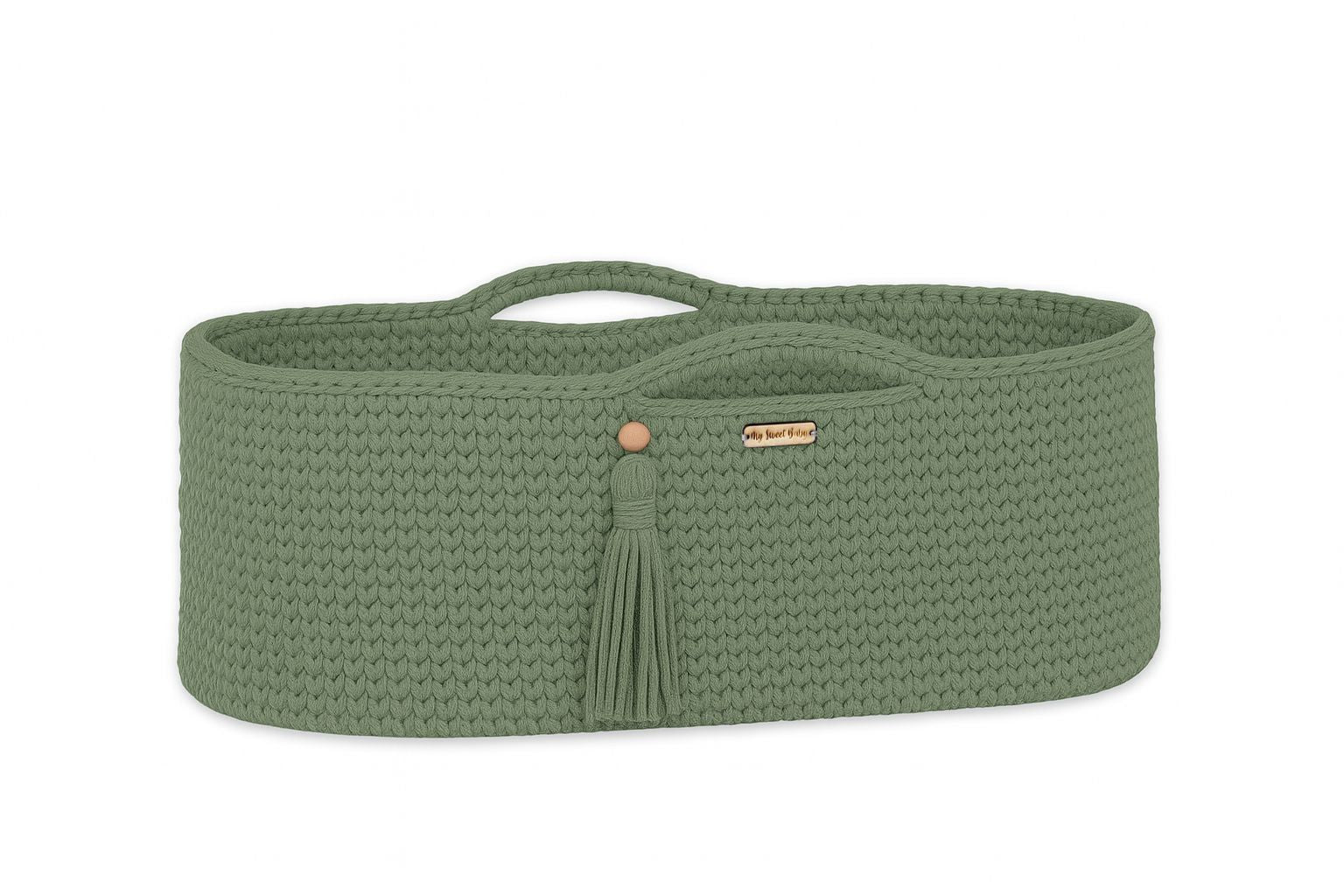 Handgemaakte wiegmand voor baby