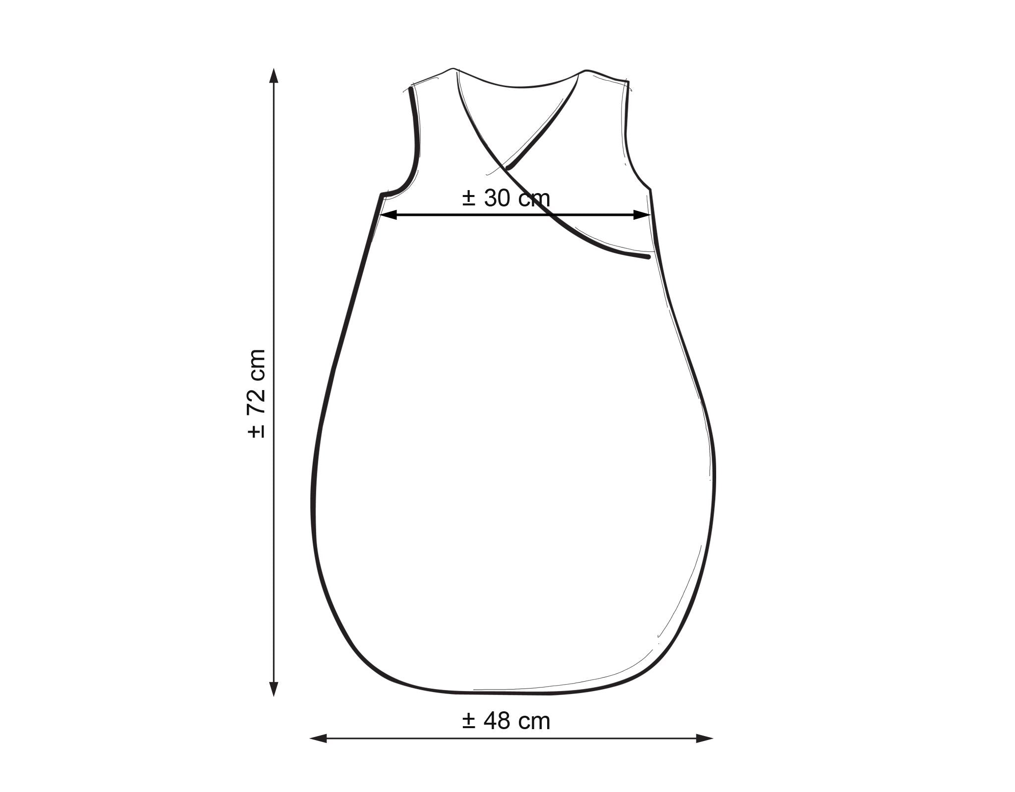 Katoenen gewatteerde babyslaapzak – TOG 2.5